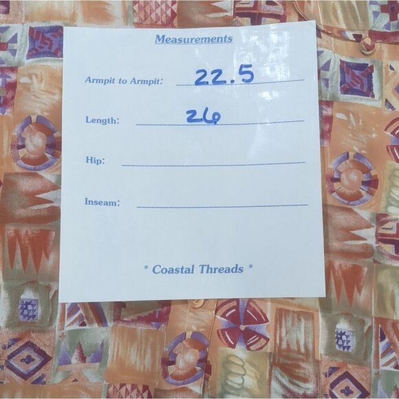 5/$20 Vintage Fiji Sport Button Down Top Size Large - Picture 2 of 4